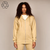 Juice Ladies Fabrica Zip Thru  Hoodie Dark Stone