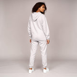 Juice Ladies Fabrica Zip Thru  Hoodie Grey Marl