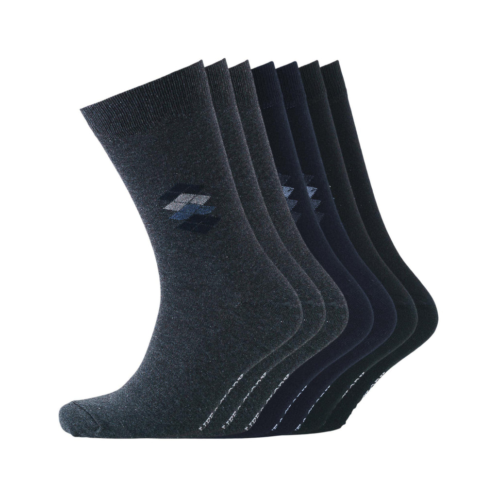 Peveril Socks 7Pk - Black/navy Blazer/charcoal Marl Accessories