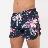 Mauritius Swim Shorts S / Black Floral