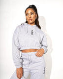 NVME Ladies Romelia Crew Sweat Grey Marl