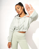 NVME Ladies Romelia Crew Sweat Sage