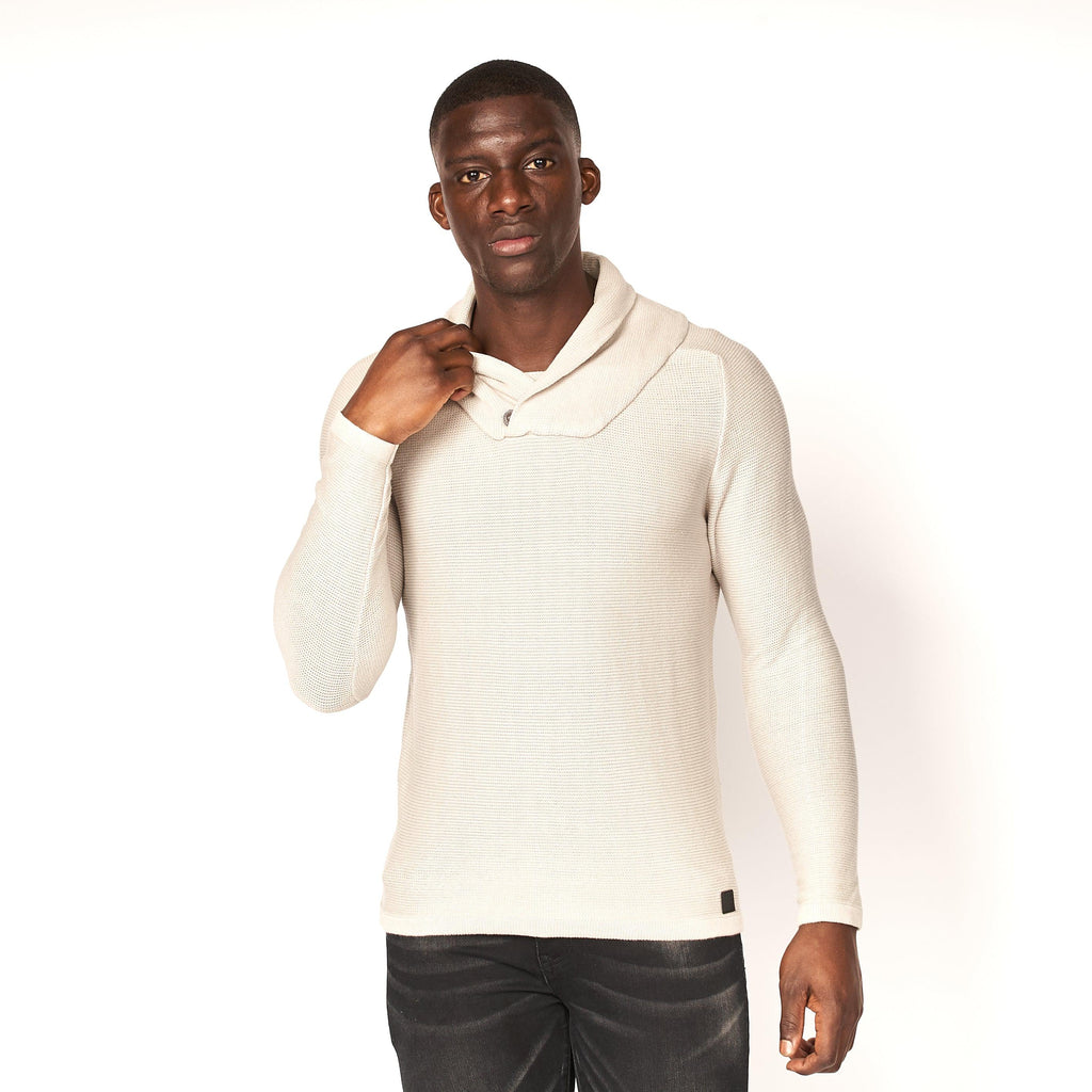 Smith and Jones Mens Acroterion Knit Silver Birch
